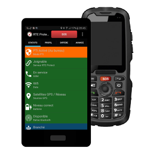 dispositif d'alerte pour travailleur isolé dati pti smartphone durci appli pti chut choc