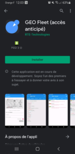 telechargement appli geofleet gestion de flottes playstore ou appstore